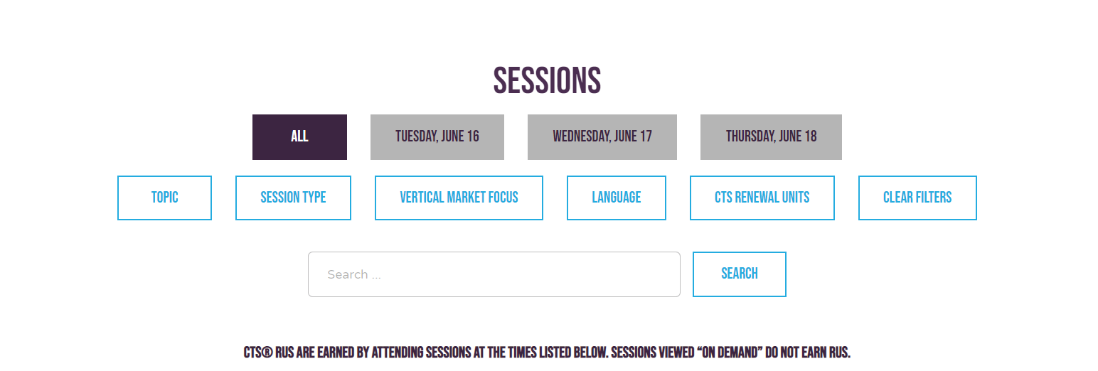 Sessions are easy to find and add to your calendar. | AVIXA Sessions are easy to find and add to your calendar. | AVIXA