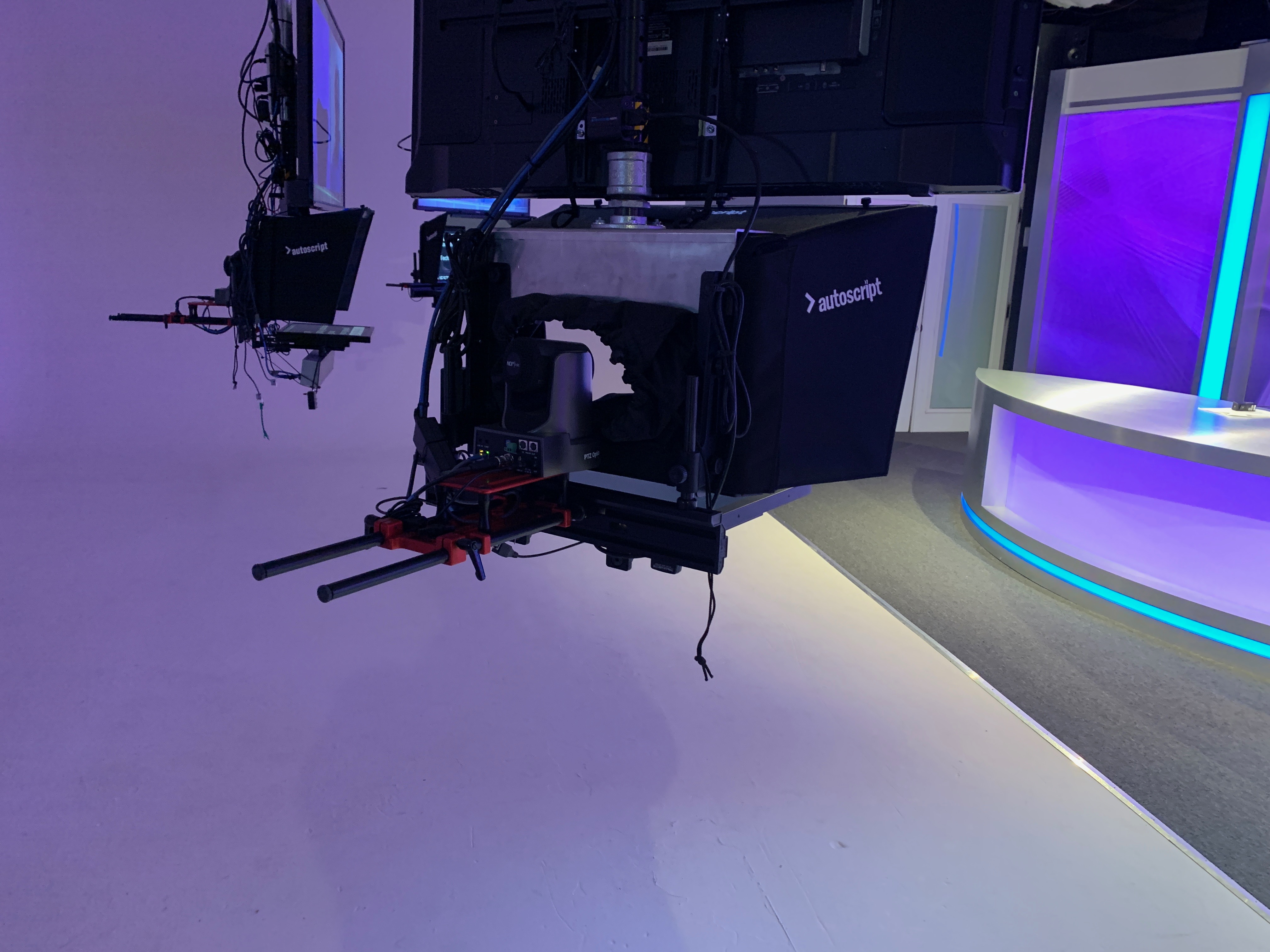 PTZ Cameras inside of teleprompters | AVIXA PTZ Cameras inside of teleprompters | AVIXA